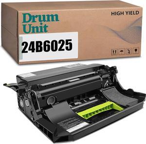 Compatible Black Drum Unit Replacement for Lexmark 24B6025 Imaging Unit for M5155 M5163 M5170 XM5163 XM7155 XM7163 XM7263 XM7163 XM7170 Printer High Yield (100000 Pages) (1Pack Black)