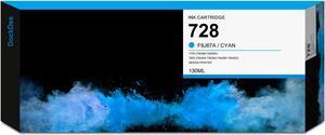 728 |F9K17A| 300-ML Cyan High Yield Ink Cartridge Compatible with HP DesignJet T730 T830 MFP Printer (1-Pack)