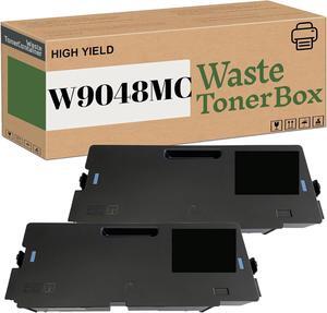 Compatible High Capacity Waste Toner Collection Unit Replacement   W9048MC for Color Laserjet Managed MFP E77822 E77825 E77830 E77422 E77428 Printer (2-Pack)