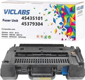 45435101 45379304 fuser Unit Replacement for Okidata 45435101 45379304 fuser Unit for use in Okidata B721 B731 MB760 MB770 MPS5501 MPS5502 Printers,110V (1- Pack )