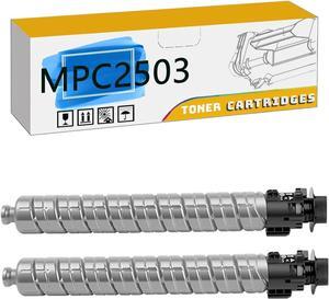 MPC2503 Toner Cartridges Compatible for Ricoh MPC2011SP MPC2003SP MPC2503SP MPC2004SP MPC2504SP MPC2004exSP MPC2504exSP Printers - High Capacity 15,000 Pages Black*2