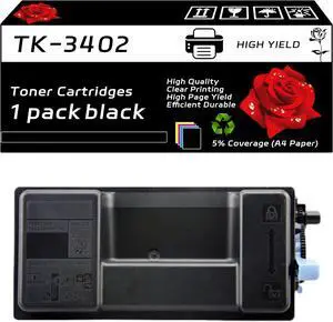 TK-3402 Toner Cartridges Compatible with Kyocera ECOSYS MA4500ifx MA4500ix PA4500x Printers - High Yield 13500 Pages - Vibrant Colors (Black)