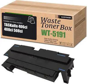 WT-5191 1902R60UN2 Waste Toner Container Box Replacement Compatible for Kyocera TASKalfa 406ci 408ci 508ci Printer (1-Pack)