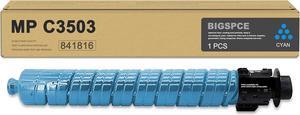 MP C3503 C3003 Cyan Toner Cartridge (1-Pack) : Bispe High Yield 841816 Toner Cartridge Replacement for Ricoh MP C3003 MP C3503 MP C3004 MP C3504 Printer