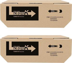 TK3122 TK-3122 1T02L10US0 (2 Pack, Black) Toner Cartridge Compatible with ECOSYS M3550idn FS-4200DN Printer