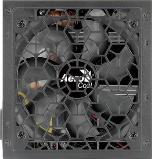 Aerocool AEROB550, PC Power Supply 550W, 80Plus Bronze 230V EU, ATX 12V, Fan 12cm, Black
