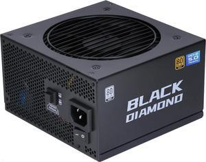 SAMA Black Diamond 1000W 80plus Gold PC Power Supply 80Plus Gold Certified Full Modular with 14CM Silent Fan PCI-e 5.0 12VHPWR 10 Year Warranty