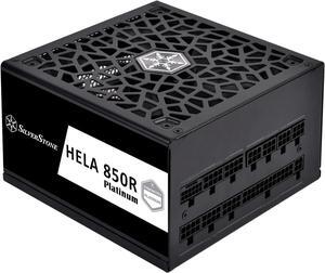 SilverStone Technology HELA 850R Platinum Cybenetics Platinum 850W PCIe 5.0 Fully Modular ATX 3.0 Power Supply with A+ Noise Rating (18dBA Average), SST-HA850R-PM
