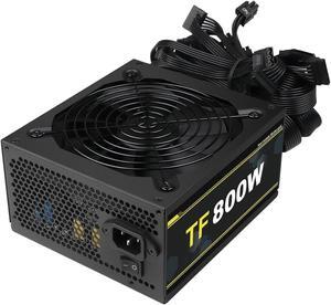 800W Power Supply Full Voltage 100-240V Active PFC Gaming PSU Computer Power Supplies Non-Modular 80 Plus Gold Power Supply for Desktop PC Server