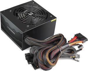 QW700 ATX Power Supply Bronze PSU 700W Non Modular Power Supply 12V Active PFC with 125mm Low-Noise FDB Fan for Desktop PC Gaming Server