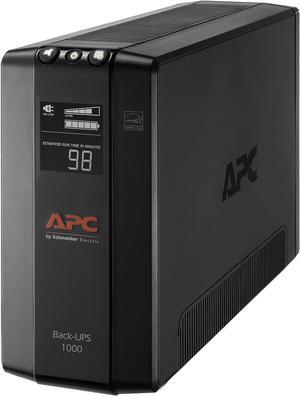 APC UPS 1000VA UPS Battery Backup and Surge Protector, BX1000M Backup Battery Power Supply, AVR, Dataline Protection