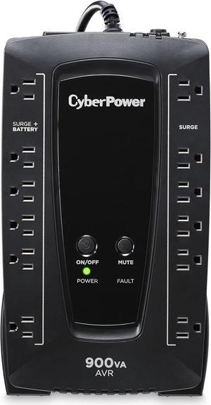 CyberPower AVRG900U AVR UPS System, 900VA/480W, 12 Outlets, Compact
