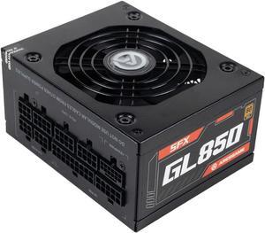 850W SFX Power Supply (80 Plus Gold Certified, SFX Form Factor, PCIE 5.0) Fully Modular Power Supply with Durable Hydraulic Bearing Fan, SFX to ATX Bracket, 3 Year Warranty