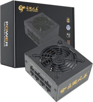 JULONGFENGBAO Pro 400W Mini ITX Solution/SFX 12V / Micro ATX 80 Plus Full Modular VR / 4K Ready Gaming Power Supply, 110-230V PC Power Source with Silent Fan