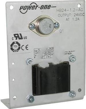 HB24-1.2-AG, Power Supply; AC-DC; 24V@1.2A; 100-264V in; Open Frame; Panel Mount; Linear