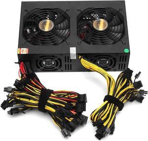 3450W Miner Power Supply 140mm Cooling Fan ATX 12V Version 2.31 Computer Power Supply Mining Fit for All Kind of Bitcoin Machine