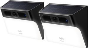 eufy Security Solar Wall Light Cam S120 (2-Pack), Solar Security Cameras Wireless Outdoor, 2K Camera, Forever Power, Motion Activated Light, AI Detection, IP65 Waterproof, Spotlight, No Monthly Fee