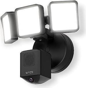 WYZE Floodlight Camera Pro, PCMag Editors' Choice, 3000-Lumen LEDs, 180° Wide View, 2.5K HD Outdoor Security Camera, Motion Detection, Color Night Vision, Works with Alexa & Google