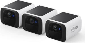 eufy Security S220 SoloCam 3-Cam Pack, Home Security System, Solar Security Camera Wireless Outdoor Camera, Always-On Power, 2K Resolution, 2.4 GHz Wi-Fi, No Monthly Fee