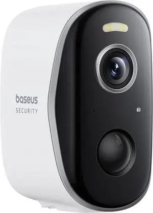 Baseus Wireless Outdoor N1 Add on Security Camera, Requires H1 HomeStation, 2K HD Clarity, 210-Day Battery Life, No Monthly Fee, 145° FOV, Color Night Vision and IP67