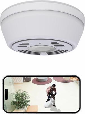 Hidden Camera Smoke Detector - Spy Camera - 190 Days Standby - Indoor Camera - Mini HD 1080P WiFi - Auto Night Vision - PIR Motion Detection - Security Nanny Cam