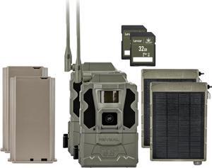 TACTACAM Reveal Pro 3.0 Cellular Trail Camera - Multi-Cellular Network, Wi-Fi Enabled, HD Photos & 1080p Videos, Long Battery Life + Solar Panel, Lipo Lithium Battery Pack, & 32GB SD Card (2PK)