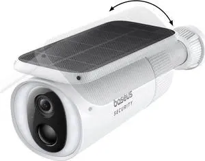 Baseus Solar Security Cameras Wireless Outdoor, S1 Wireless Solocam, Forever Power with Auto Sunlight-Tracking Solar Panel, 2K Clarity, 145° FOV, Built-in 8GB Local Storage and IP67, No Monthly Fee Baseus Solar Security Cameras Wireless Outdoor, S1 Wireless Solocam, Forever Power with Auto Sunlight-Tracking Solar Panel, 2K Clarity, 145° FOV, Built-in 8GB Local Storage and IP67, No Monthly Fee
