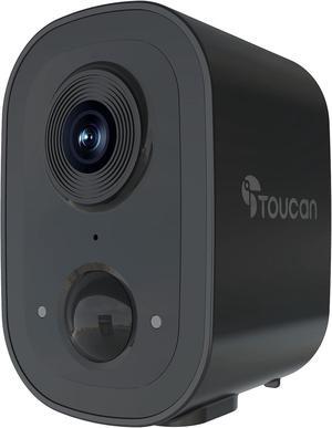 2K Security Cameras Wireless Outdoor, Cameras for Home Security with 2-Way Audio, PIR Motion Detection, Night Vision, Cloud Storage, IP65 Weatherproof, Security Camera Work with Alexa & Google Home