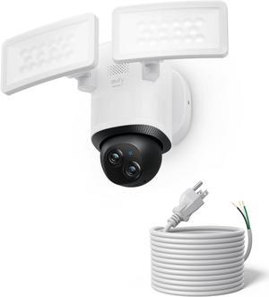 eufy Floodlight Camera E340 with AC Cable, Security Camera Outdoor, 360° PTZ, 24/7 Recording, 2.4G/5G Wi-Fi, 2000 LM, Motion Detection, Built-in Siren, Dual Cam, HB3 Compatible, No Monthly Fee eufy Floodlight Camera E340 with AC Cable, Security Camera Outdoor, 360° PTZ, 24/7 Recording, 2.4G/5G Wi-Fi, 2000 LM, Motion Detection, Built-in Siren, Dual Cam, HB3 Compatible, No Monthly Fee