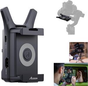 Accsoon CineView Nano Wireless Video Transmitter,1080p 60fps,0.06s Latency,500ft Range up to 4 Devices Monitoring HDMI Wireless Video Transmission System for Mirrorless Cameras Support iOS/Android