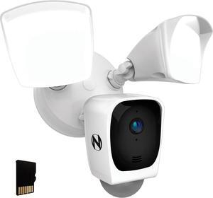 Night Owl Outdoor Floodlight Deterrence Camera with 2-Way Audio and 64GB microSD Card