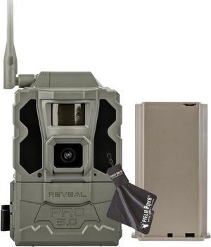 TACTACAM Reveal Pro 3.0 Cellular Trail Camera - Multi-Cellular Network, GPS, 2" LCD, No-Glow IR, Wi-Fi Enabled, HD Photos & 1080p Videos, Long Battery Life, Fast Trigger | with Lipo Battery Pack
