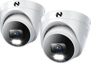 Night Owl Add On Wired IP 4K HD Indoor/Outdoor Deterrence Dome Cameras with 2-Way Audio (2 Pack) Night Owl Add On Wired IP 4K HD Indoor/Outdoor Deterrence Dome Cameras with 2-Way Audio (2 Pack)