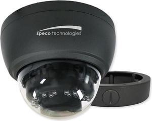 Speco Technologies Speco HT5940TM 2MP HD-TVI IR Dome Camera, 2.8-12mm Motorized Lens, Dark Gray