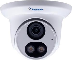 GeoVision GV-EBFC5800 5MP H.265 Super Low Lux WDR Pro Full Color Warm LED Eyeball Dome IP Camera