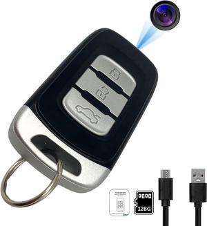 Lawmate PV-RC400UW 4K Ultra HD WiFi Keychain Fob Covert Car Key Covert PI Security Video Camera with 128GB SD Card, Black