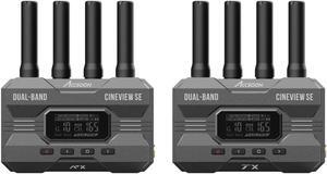 Accsoon CineView SE Wireless HDMI SDI Transmitter Receiver, Dual-Band Transmission,1200ft Range 0.05 s Latency, 1080P60fps Transmission 4 Devices Monitoring, Compatible with CineView 2 SDI/HE/Quad
