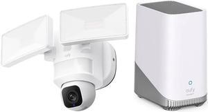 eufy Security S380 HomeBase (HomeBase 3),eufy Edge Security Center + Floodlight Camera E30, Security Camera Outdoor, 360° Pan and Tilt, 2K Video