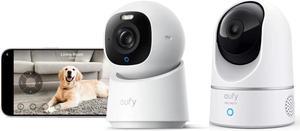 eufy Security Indoor Cam E220, Camera for Home Security, + Indoor Cam E30, Latest Generation, 4K UHD Security Camera, 360 Pan-Tilt