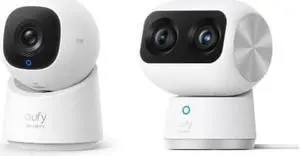 Indoor Cam C220, 2K Resolution Security Camera with 360° Pan and Tilt + Indoor Cam S350, Dual Cameras, 4K UHD, 360° Camera, Baby Monitor, Pet Camera