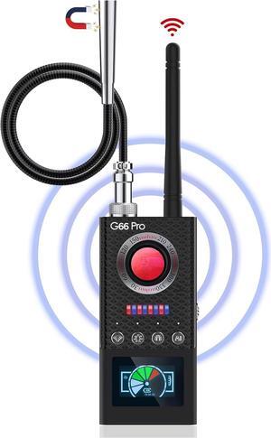 JAXTIN Hidden Camera Detectors, G66 Pro Hidden Devices detectors with AI Auto Scan, Magnetic GPS Tracker/Bug Detectors, Listening Device Detector, Infrared Camera Finder, LED Display (Medium)