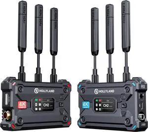 Pyro S Wireless Video Transmitter and Receiver HDMI SDI 4K30/1080p60 1300ft Los Range 50ms Latency Up to 4 Receiver, Auto Dual-Band Hopping (ADH), Smart Channel Scan, Live Stream (1TX+1RX)