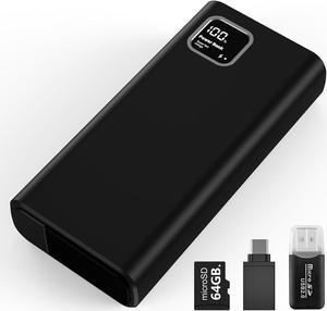 Mini 2K HD Video 4K Photo Covert Nanny Cam Security Camera with 64G Card, Small Camera with Night Vision Motion Detection