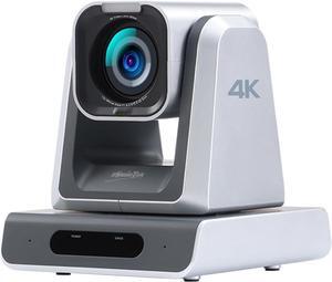 4K NDI|HX3(Certified) PTZ Camera PoE, 12X Optical Zoom, TOF Focus, Simultaneous HDMI & SDI outputs, RTSP/RTMP(s)/SRT, Standalone IP Live Streaming to YouTube for Meeting, Church, Event