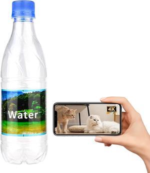 Bottle Camera - Mini Camera - Wireless Nanny Cam - Full HD 4K - Indoor Home Security- with Night Vision Cameras-NO Audio