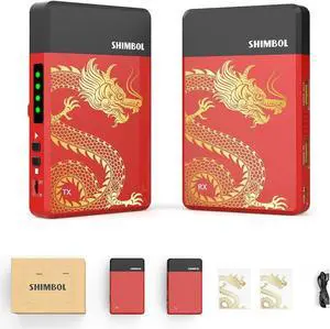 TP Mini Max Wireless Video Transmission System HDMI Transmitter and Receiver 0.07s Low Latency 600ft Transmission Range 1080P60 HDMI Loop-Out Design