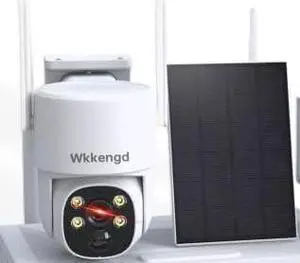 Gadpiparty Solar Powered Outdoor Security Cameras, Compatible with The System