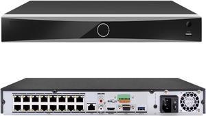 DS-7616NXI-K2/16P 16CH 4K 16 Channel PoE AcuSense NVR Network Video Recorder Human/Vehicle Detection Compatible with HIK IP Camera(International English Version No HDD)