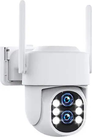Dual Lens 2K PTZ Wireless Security Camera