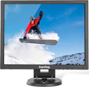 14 Inch TFT LCD Security CCTV Monitor 1024x768 4:3 Resolution Color Display Screen HDMI/VGA/BNC/AV Input with Remote Control Built-in Speakers for Surveillance Camera DVR PC